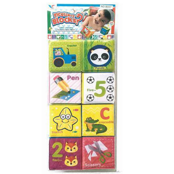 Picture Learning Blocks with Letters and Numbers