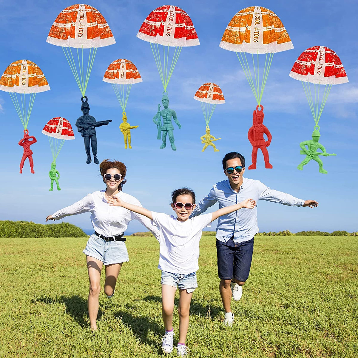 Throwing Soldier Parachute Toy, Quantity to Confirm