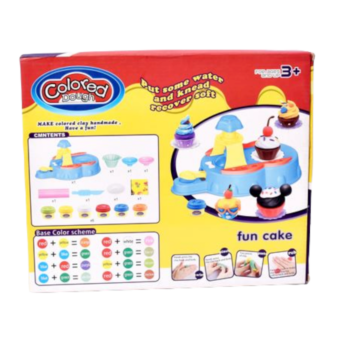 Cupcake Play Dough Set with Modelling Station
