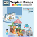 57-Piece Animal World Building Blocks Set