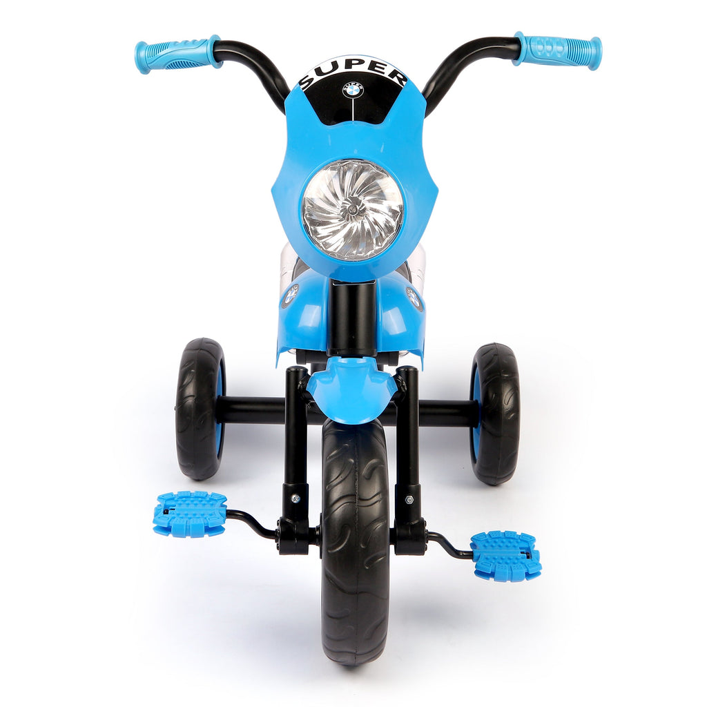 Kids Red Motorbike-Style Pedal Tricycle T-686