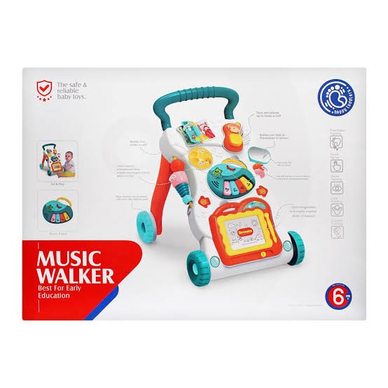 Huanger Baby Walker with Light and Music
