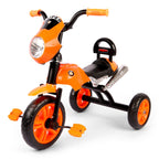 Kids Red Motorbike-Style Pedal Tricycle T-686