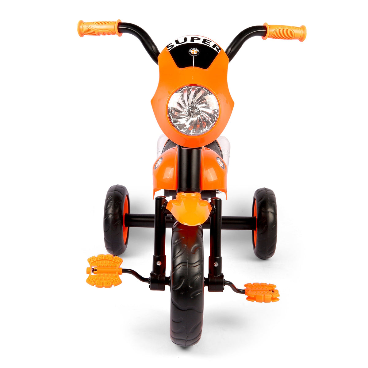 Kids Red Motorbike-Style Pedal Tricycle T-686