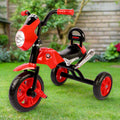 Kids Red Motorbike-Style Pedal Tricycle T-686