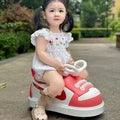 Kids Red White Shoe-Style Ride-On PC-001