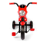 Kids Red Motorbike-Style Pedal Tricycle T-686