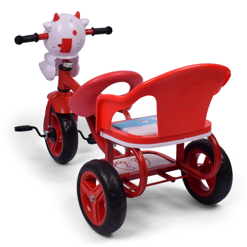 Kids Red Cow-Face Tricycle T-220F