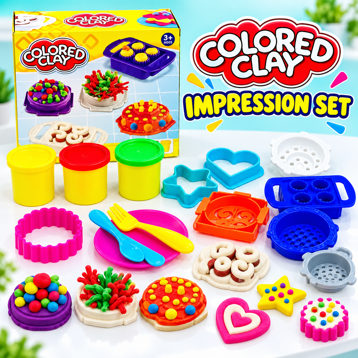Modelling Clay Impression and Moulding Set