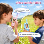 2-Pcs Rechargeable Kids Video Walkie Talkie Set