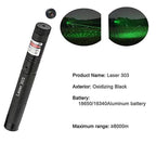 Rechargeable Green Laser Pointer - 100MW