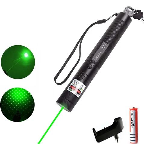 Rechargeable Green Laser Pointer - 100MW