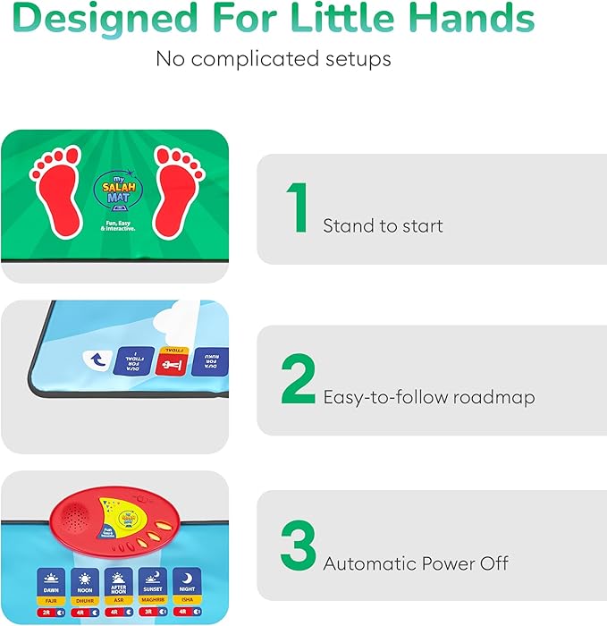 Interactive Prayer Mat - Kids Salah Learning