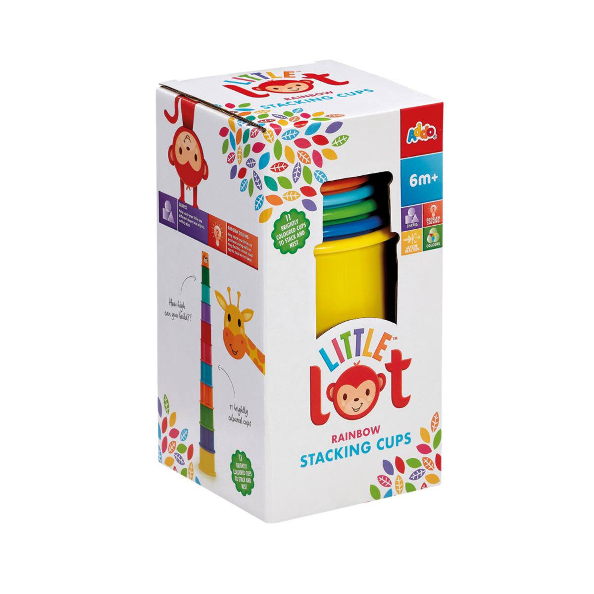 Little Lot Rainbow Stacking Cups