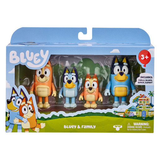 Bluey & Family Figures 4 pack