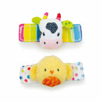 Blossom Farm Baby Wrist Rattles