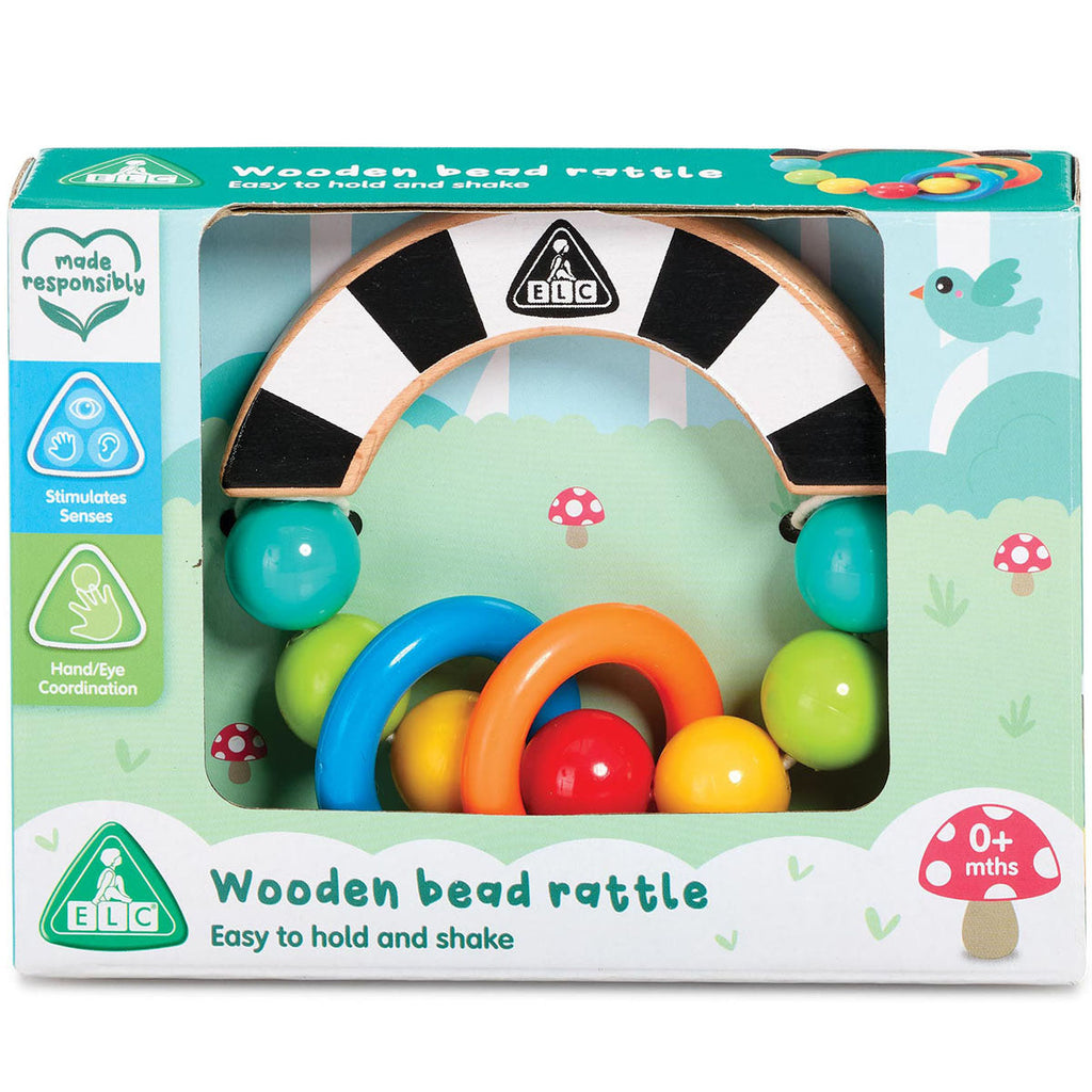 Early Learning Centre Wooden Bead Rattle