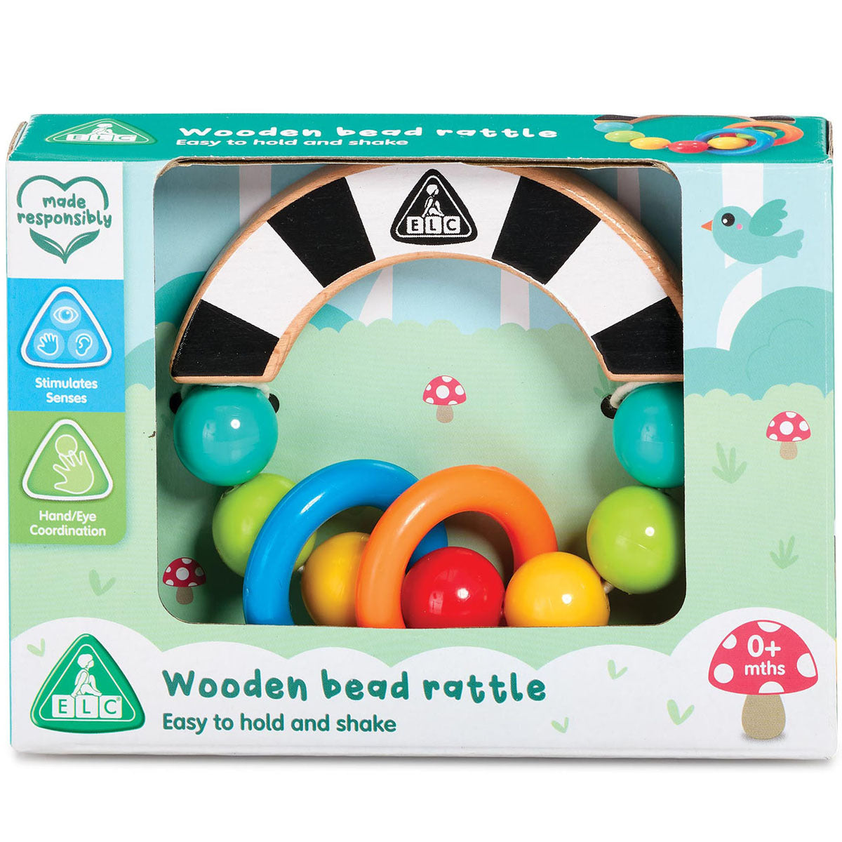 Early Learning Centre Wooden Bead Rattle