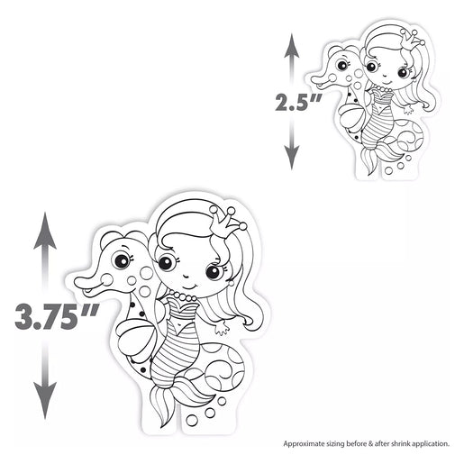 Shrinkydinks Mermaid Friends Craft Set