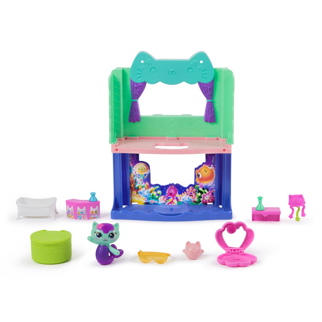 Gabby's Dollhouse MerCat's Spa-wesome Bathroom Playset The Movie