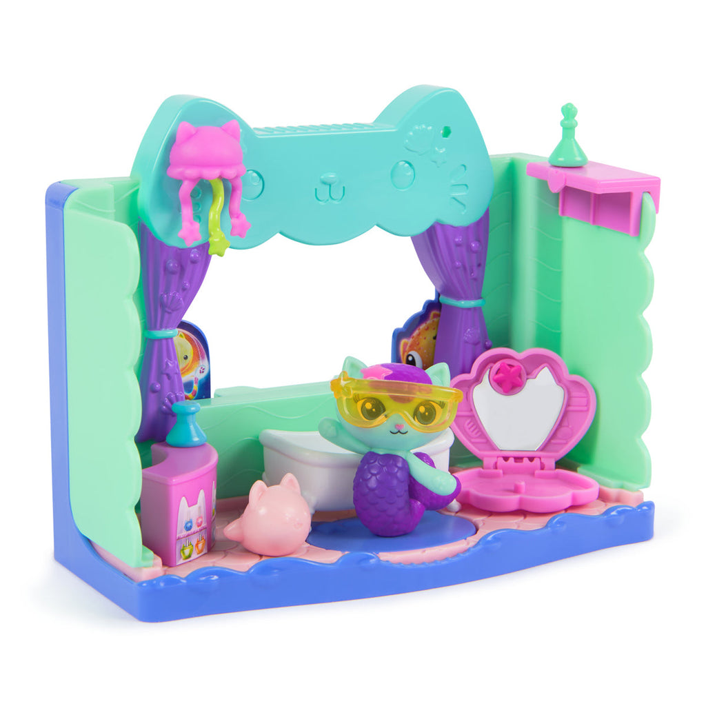 Gabby's Dollhouse MerCat's Spa-wesome Bathroom Playset The Movie
