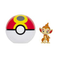 Pokemon Clip Chimchar and Repeat Ball Figure