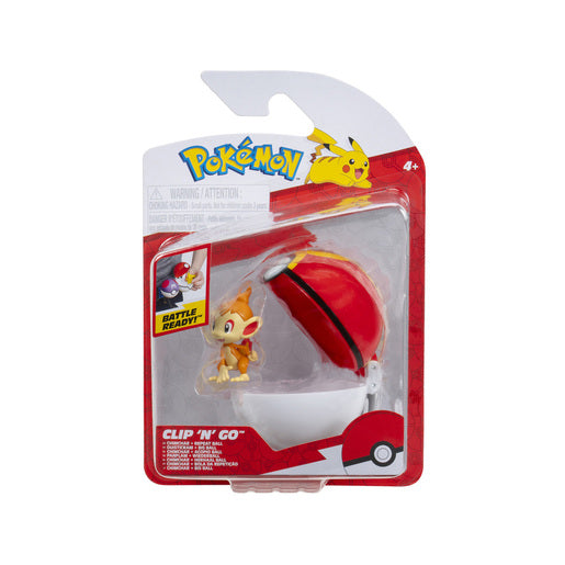 Pokemon Clip Chimchar and Repeat Ball Figure