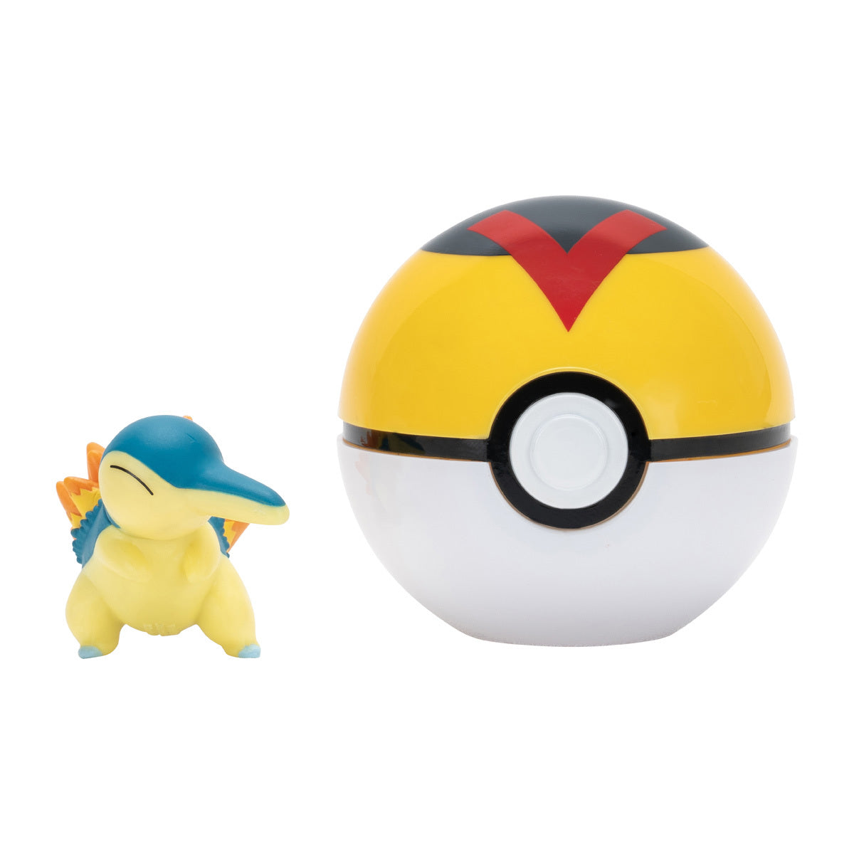 Pokemon Clip Cyndaquil and Level Ball Figure