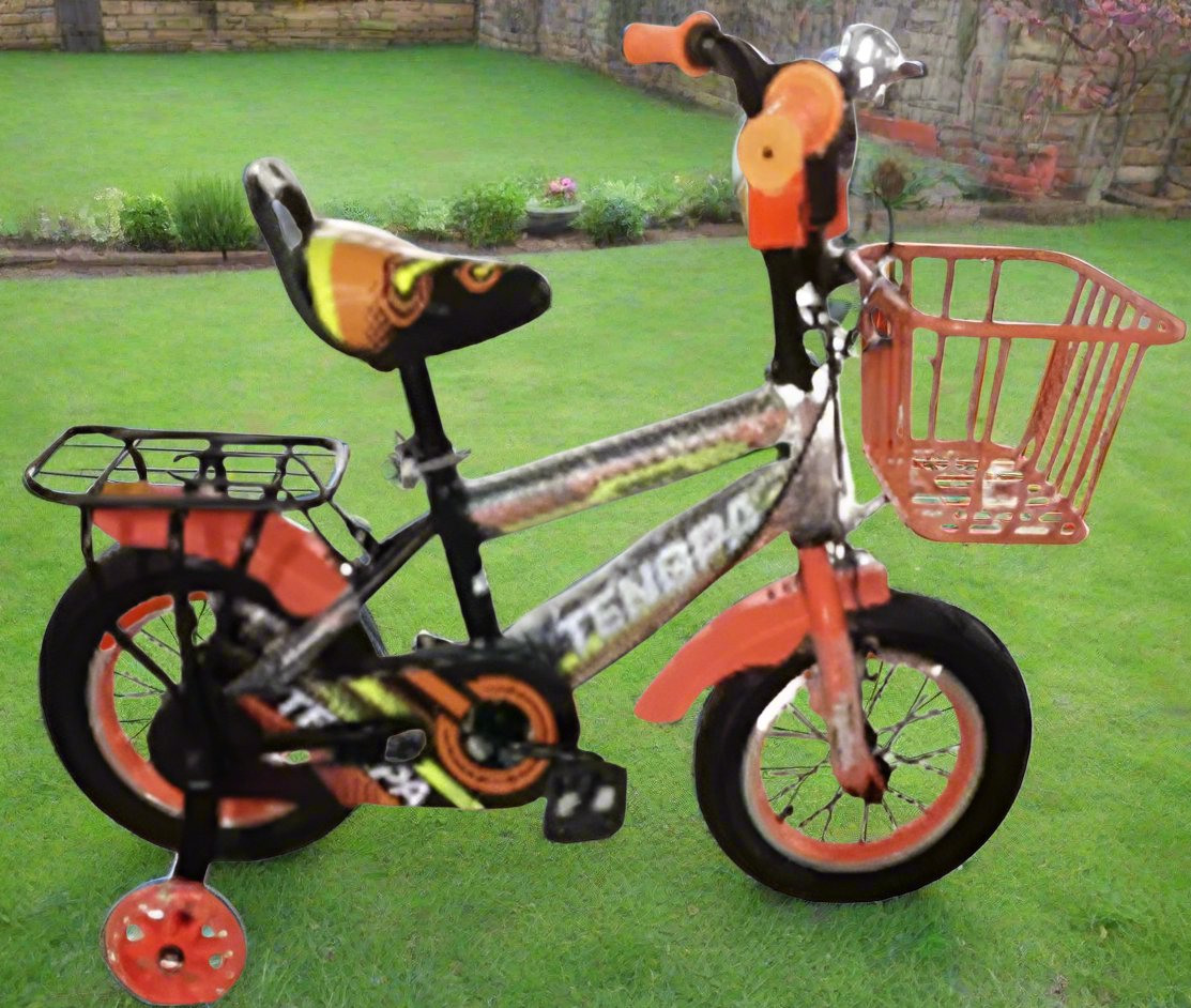 20-Inch Kids Bicycle Black and Orange B20-586-25