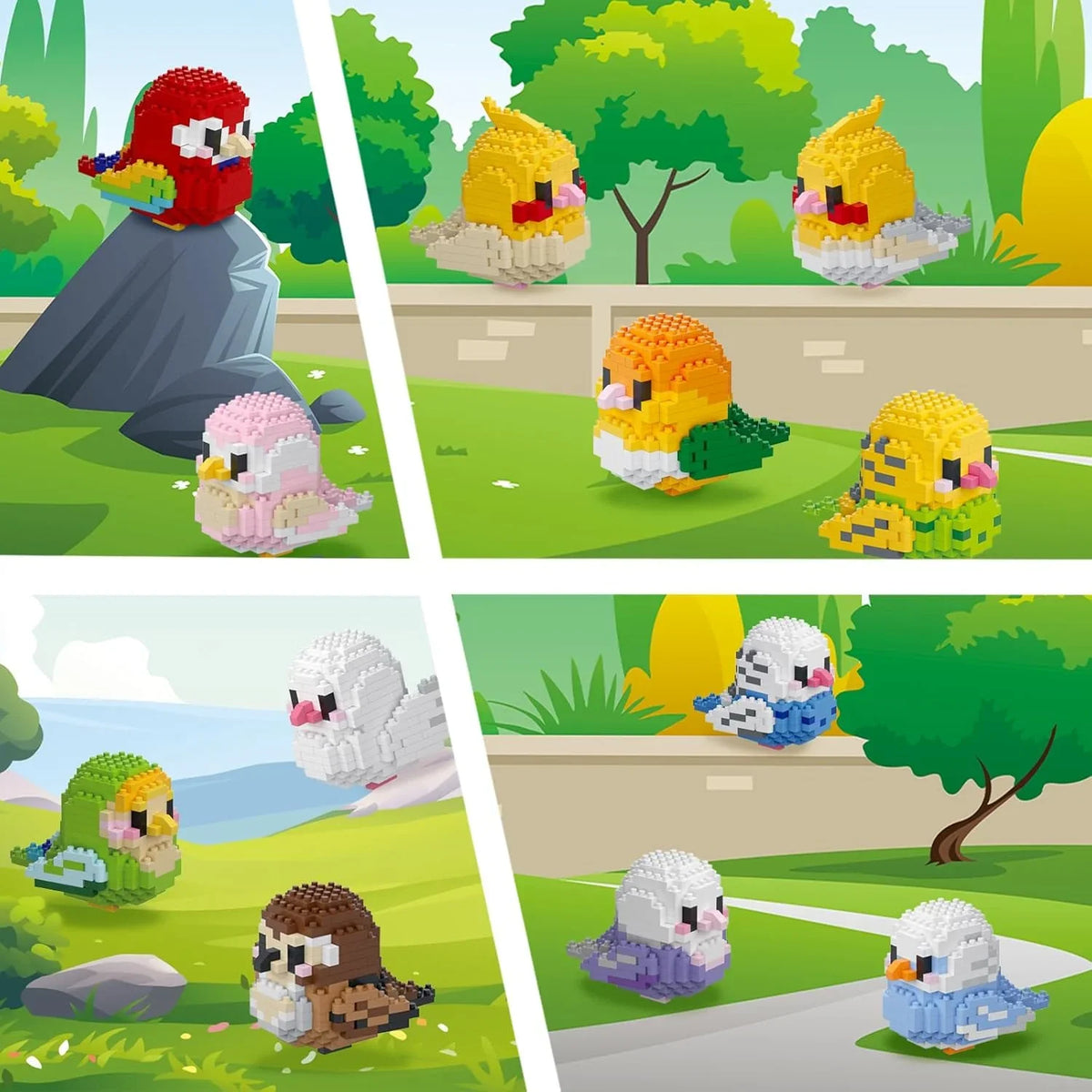 Mini Bird Micro Block Set