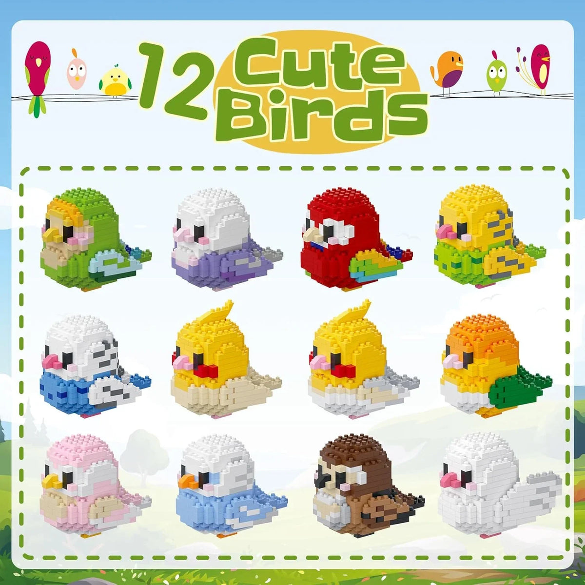 Mini Bird Micro Block Set