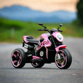 Kids Battery Ride-On Motorbike Pink MB-9588