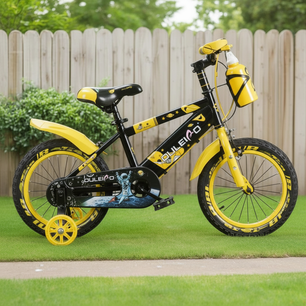 Kids Bicycle Black and Yellow B16-586-2