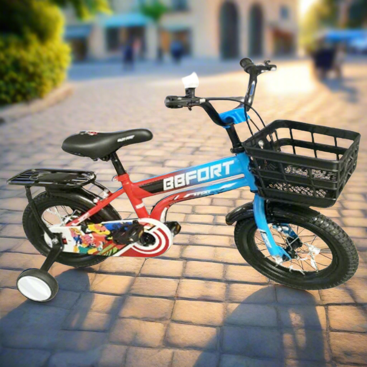 16-Inch Kids Bicycle Blue and Red B16-16TK