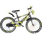 16-Inch Kids Bicycle Black and Lime B16-586-10