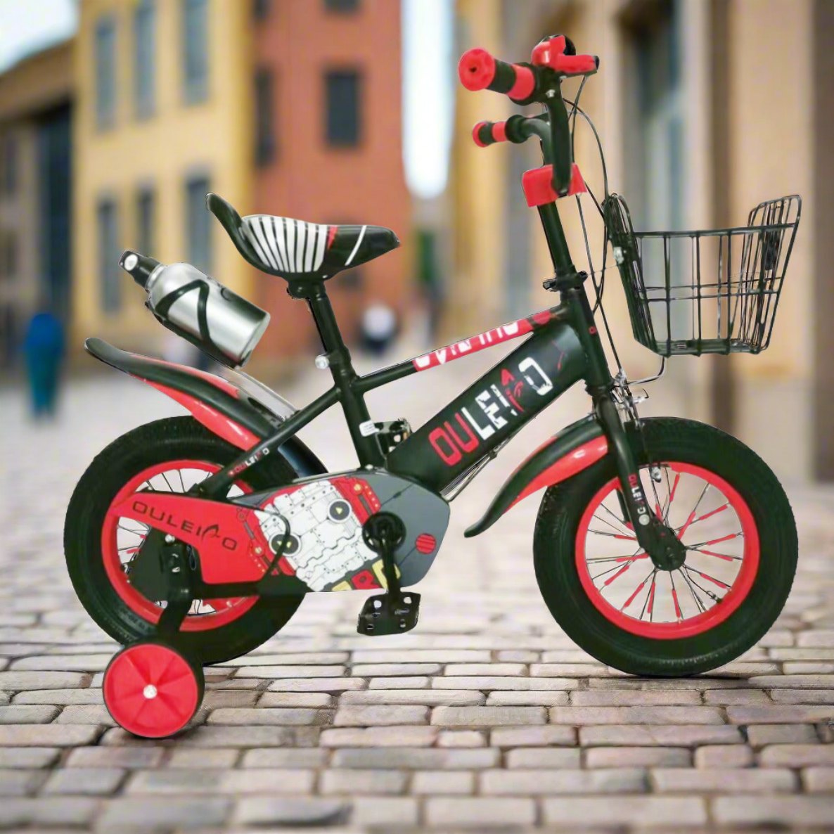 16-Inch Kids Bicycle Black and Red B16-586-13