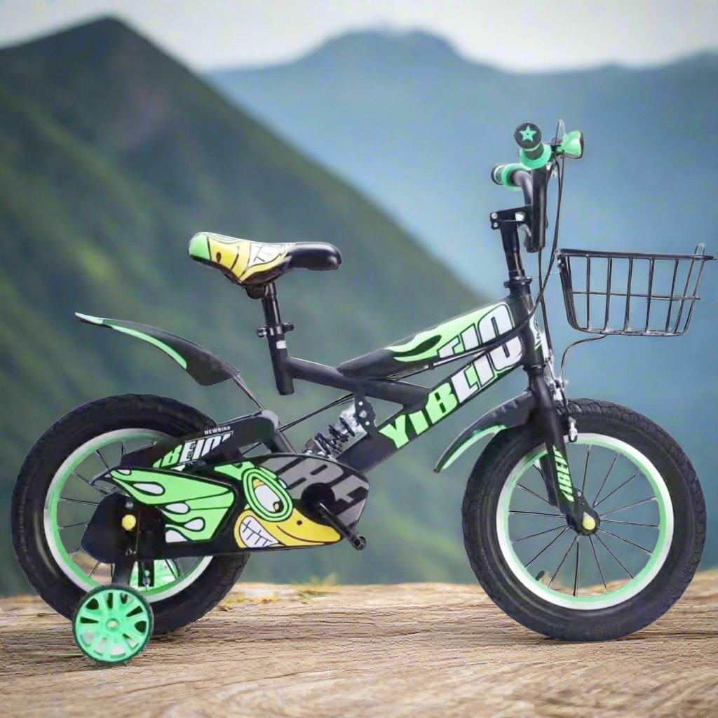 16-Inch Kids Bicycle Green and Black B16-586-21