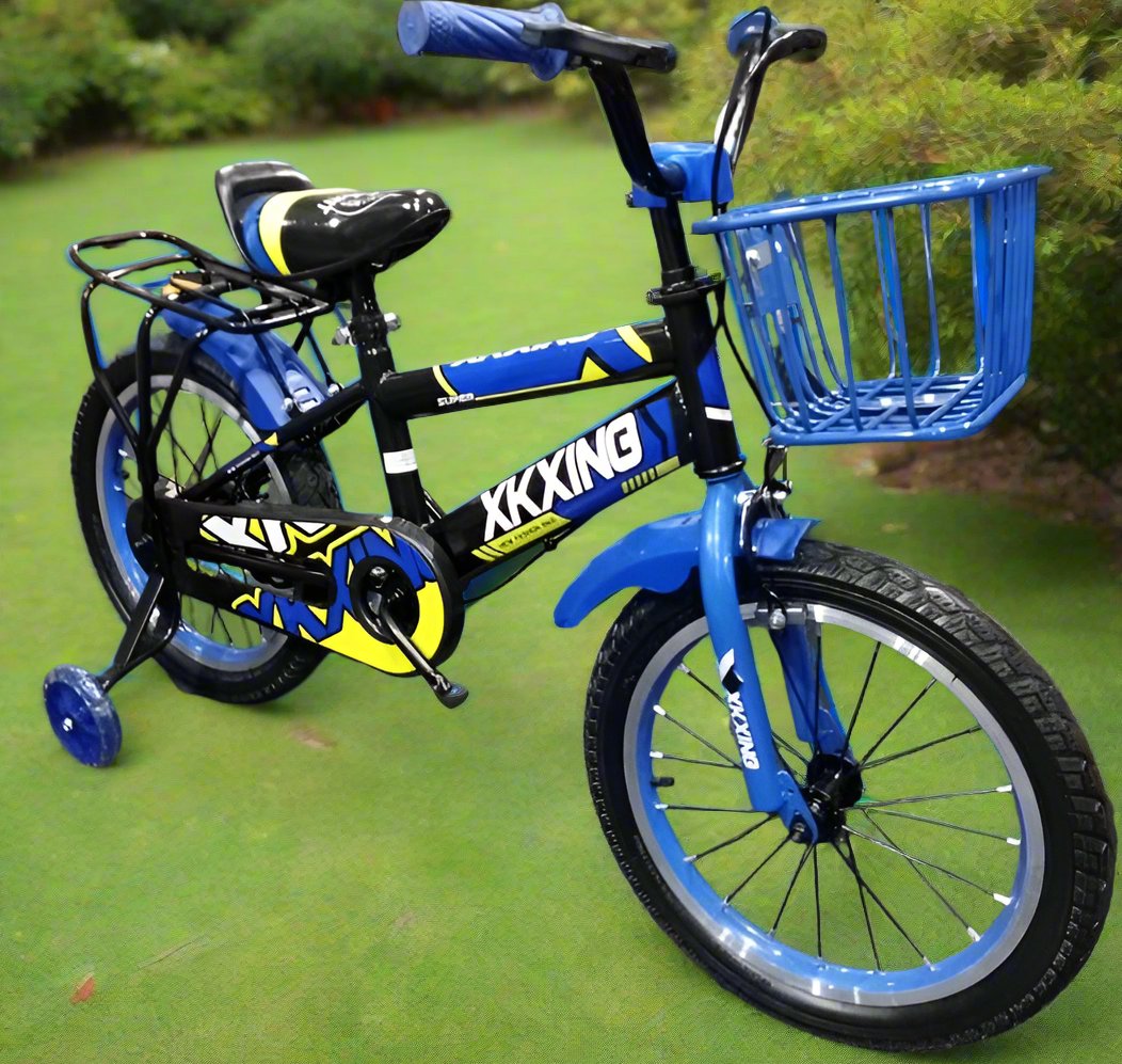 16-Inch Kids Bicycle Blue with Basket B16-586-24