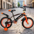 16-Inch Kids Bicycle Black and Orange B16-8CL