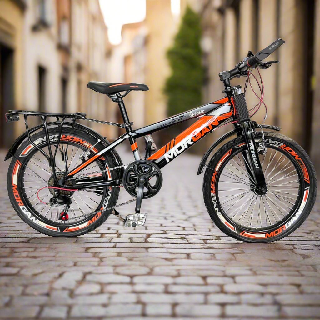 20-Inch Kids Bicycle Black and Orange B20-193CK