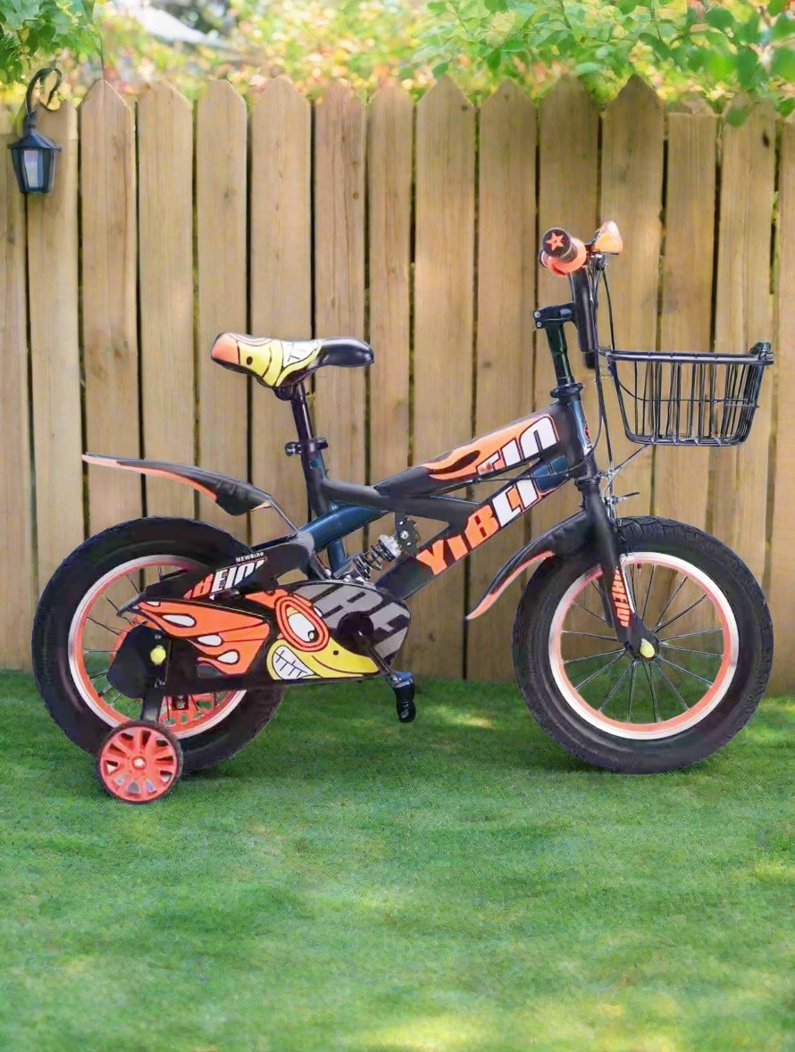 Kids Bicycle Black and Orange B20-586-22