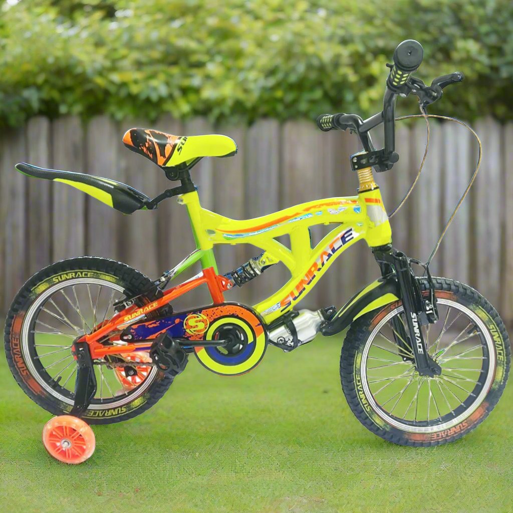 20-Inch Kids Bicycle Lime and Orange B20-75CC