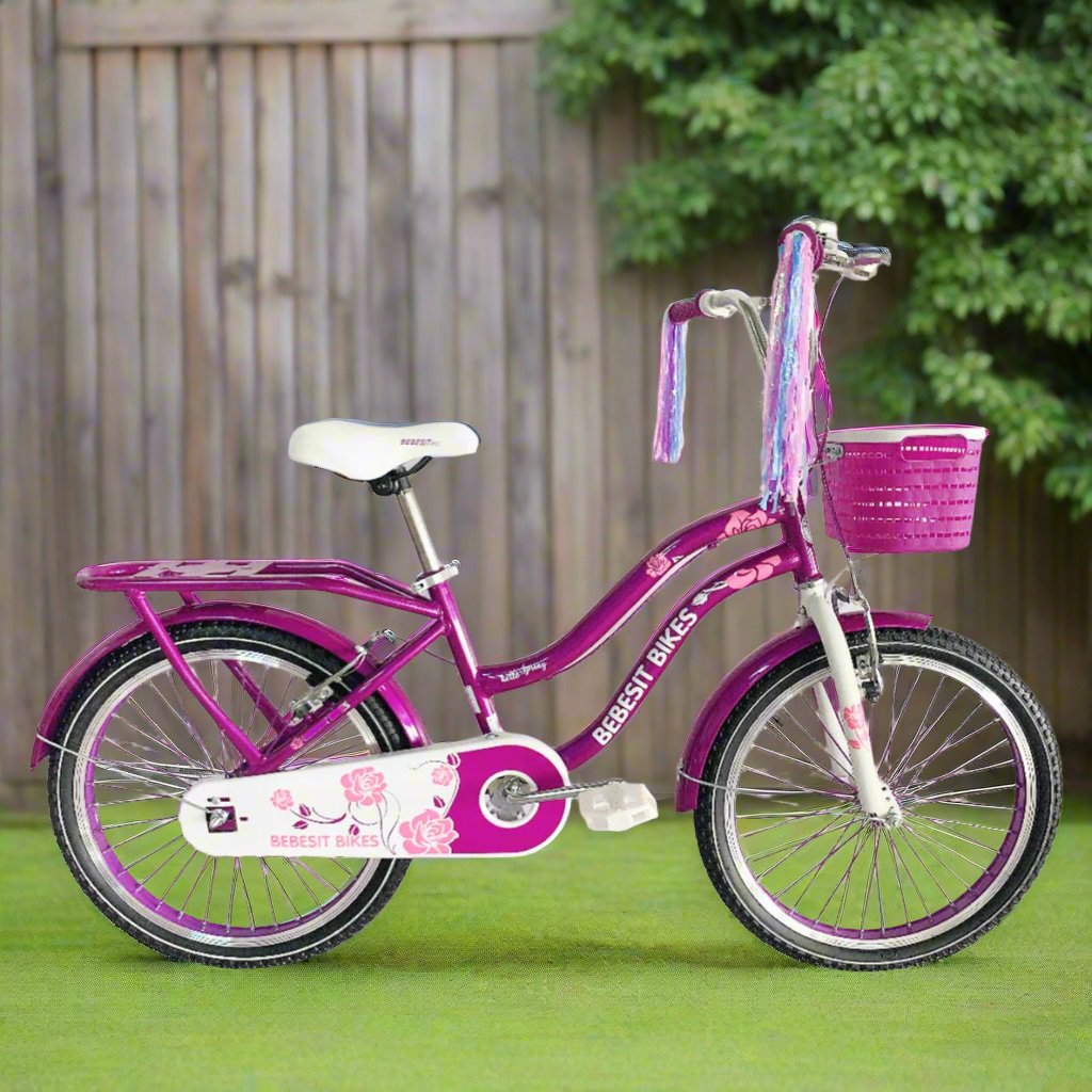 20-Inch Kids Bicycle Pink and White B20-8LN