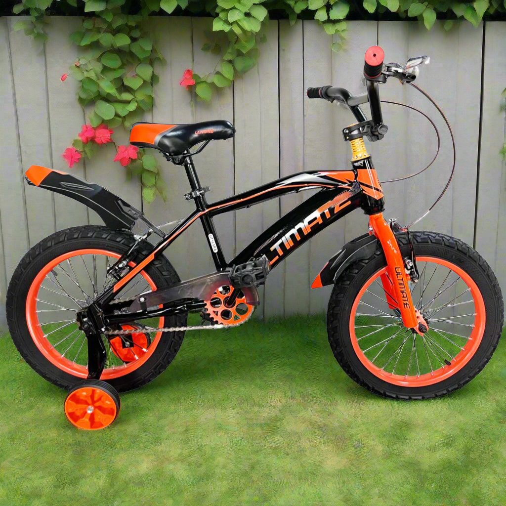 20-Inch Kids Bicycle Black and Orange B20-9CL