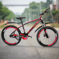 24-Inch Kids Bicycle Black and Red B24-185CK
