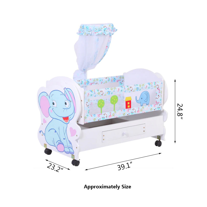 Junior Wood Baby Cot BC-009-2AK