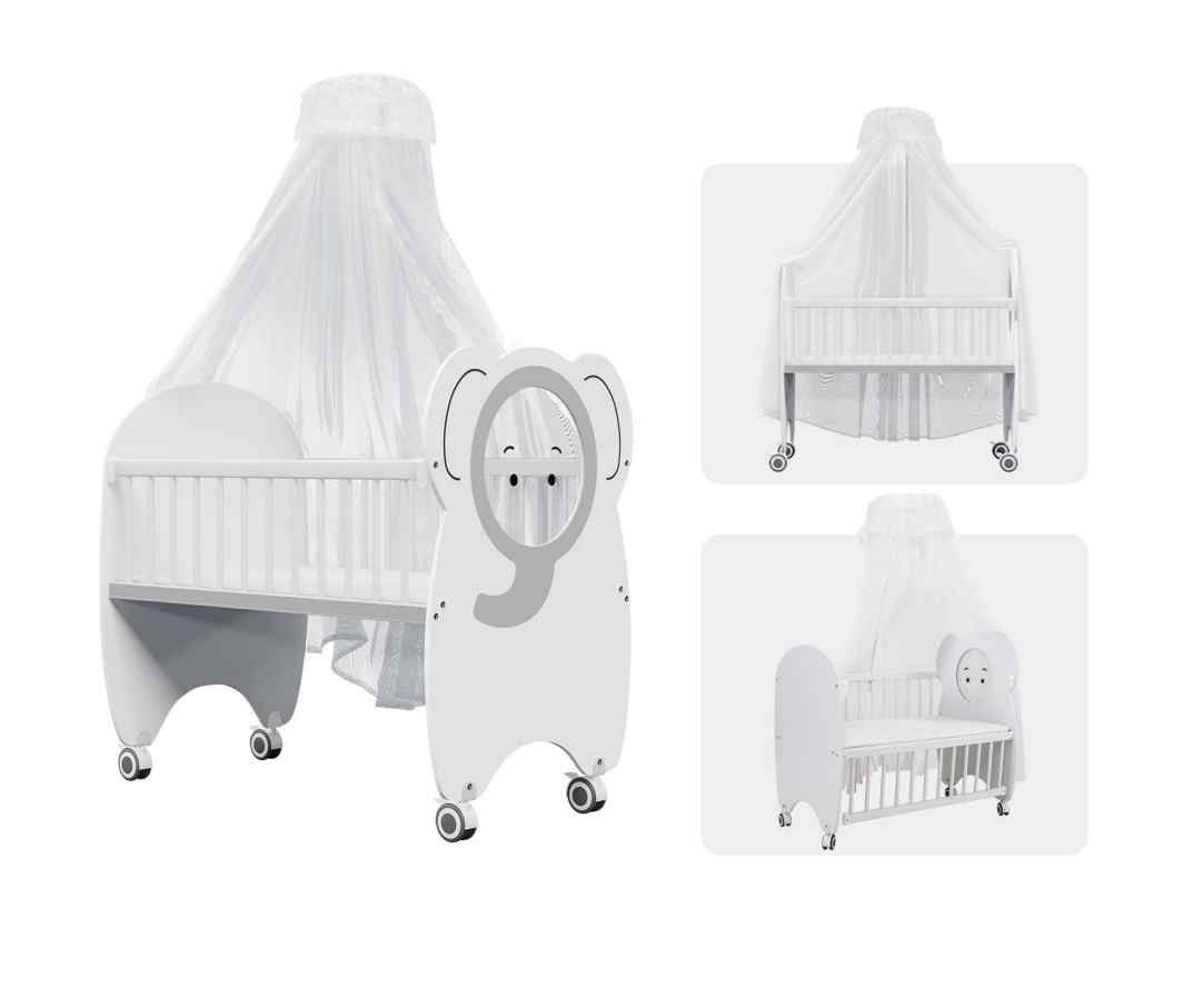 BABY CRADLE L-40" W-22" H-34"