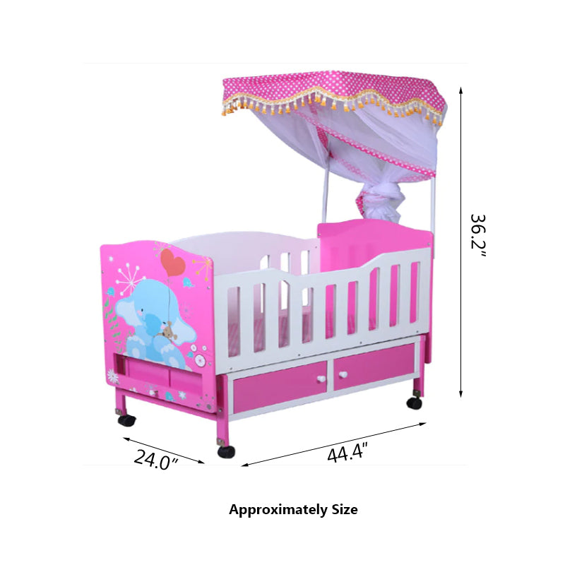 Junior Wood Baby Cot BC-5382-8