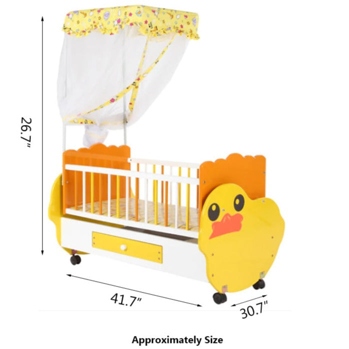 Junior Baby Wood Cot BC-005-2AK