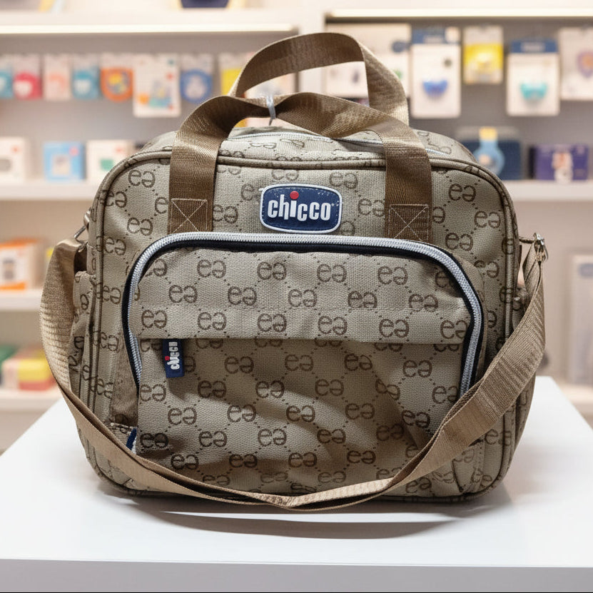 Brown Patterned Baby Bag BGG-1-40